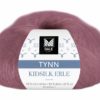 Tynn Kidsilk Erle - Mørk rose