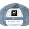 Tynn Kidsilk Erle - Lys denim melert