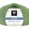 Tynn Kidsilk Erle - Grønn melert