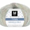 Tynn Kidsilk Erle - Grønn/Rose melert