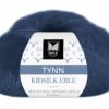 Tynn Kidsilk Erle - Mørk marine