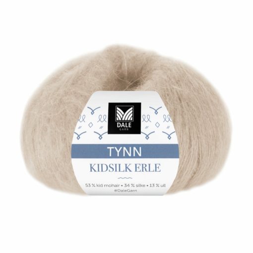 Tynn Kidsilk Erle - Latte