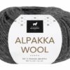 Alpakka Wool - Mørk grå melert