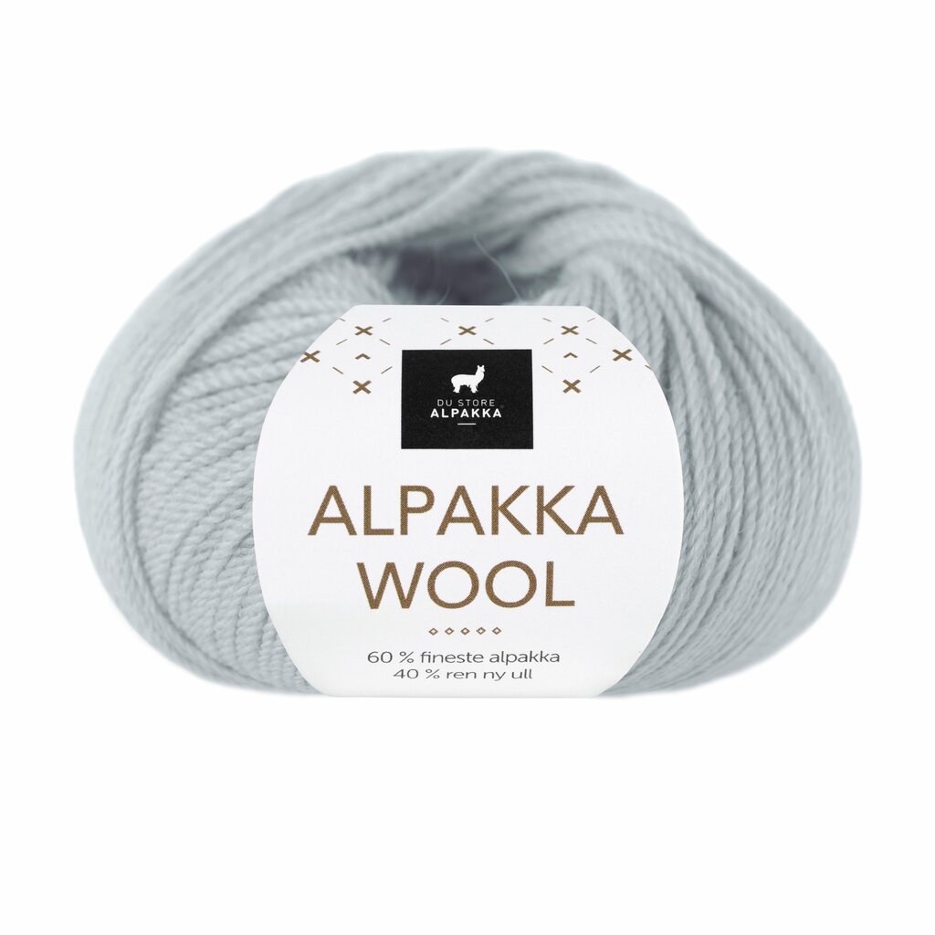 Alpakka wool - Pudderblå