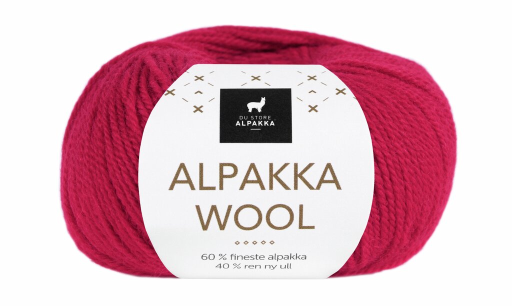 Alpakka Wool - Valmuerød