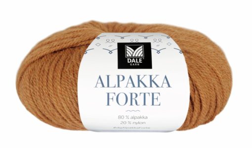 Alpakka Forte - Currygul melert