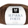 Alpakka Forte - Varm brun melert