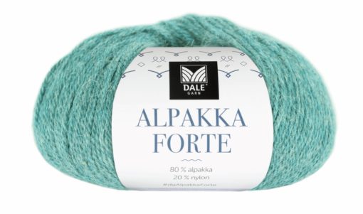 Alpakka Forte -  Lys sjøgrønn melert