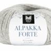 Alpakka Forte - Lys grå melert