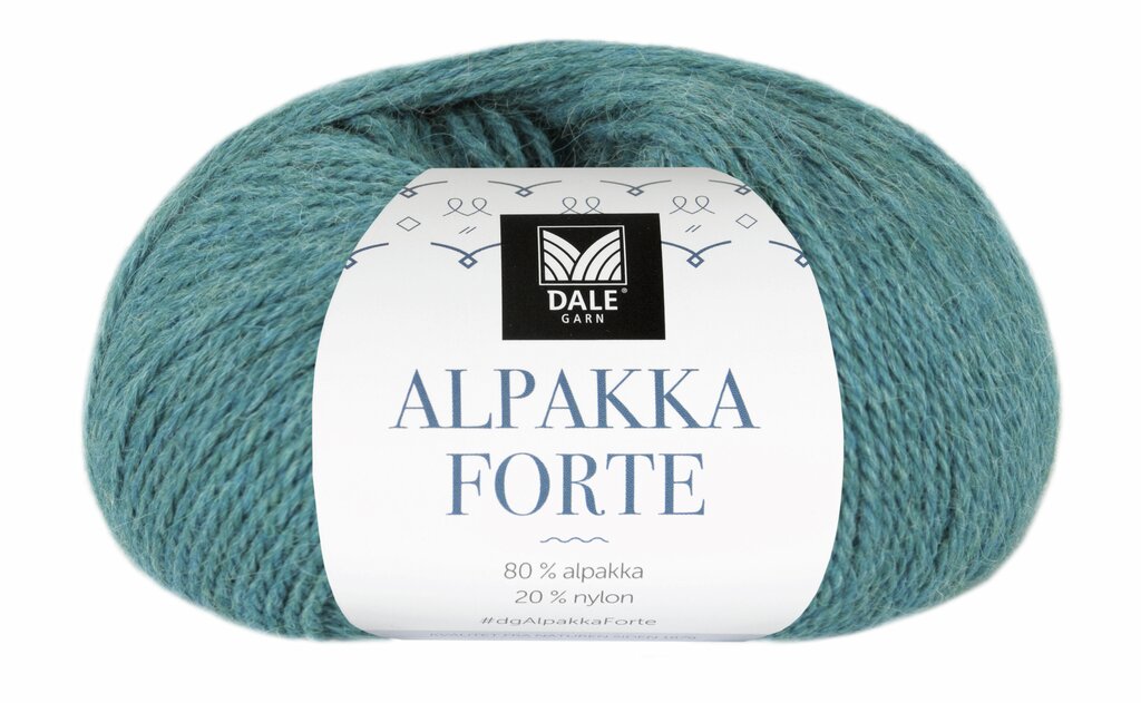 Alpakka Forte - Denim/Blå melert
