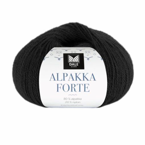 Alpakka Forte - Svart