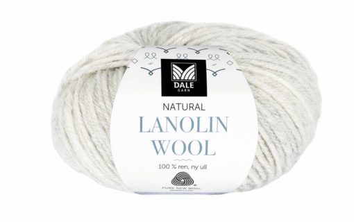 Lanolin Wool - Lys grå melert