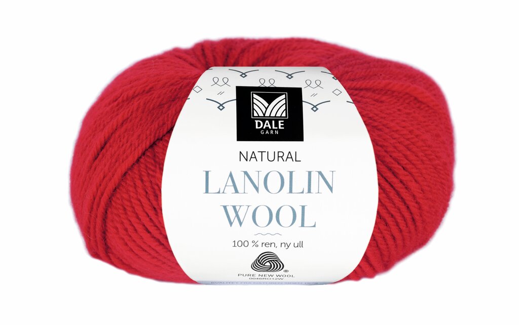 Lanolin Wool - Klarrød