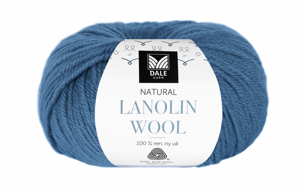 Lanolin Wool - Jeansblå