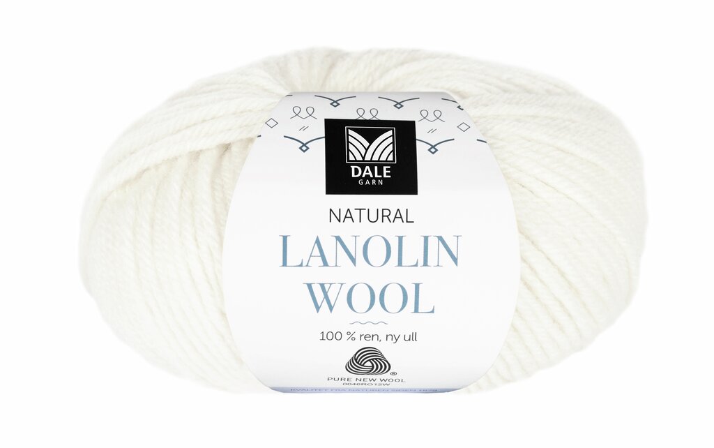 Lanolin Wool - Hvit