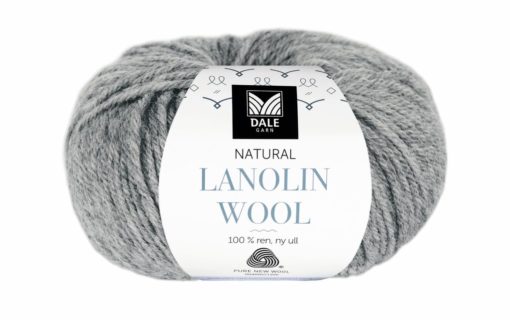 Lanolin Wool - Grå melert