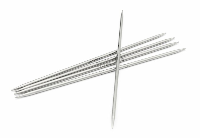 Mindful, 20 cm, 3.5  mm - Strømpepinner i metall