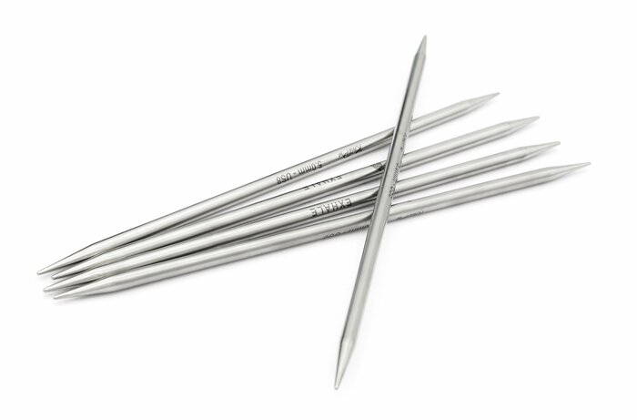 Mindful, 20 cm, 5.0  mm - Strømpepinner i metall
