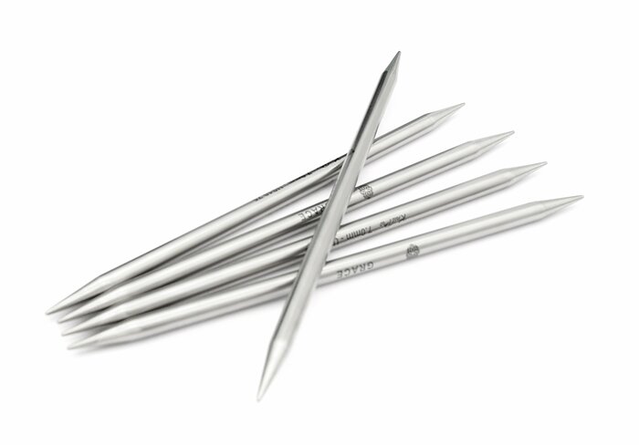 Mindful, 20 cm, 7.0  mm - Strømpepinner i metall