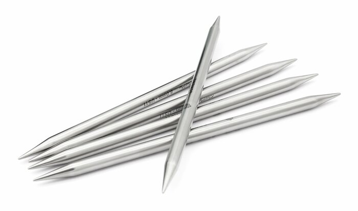 Mindful, 20 cm, 8.0  mm - Strømpepinner i metall