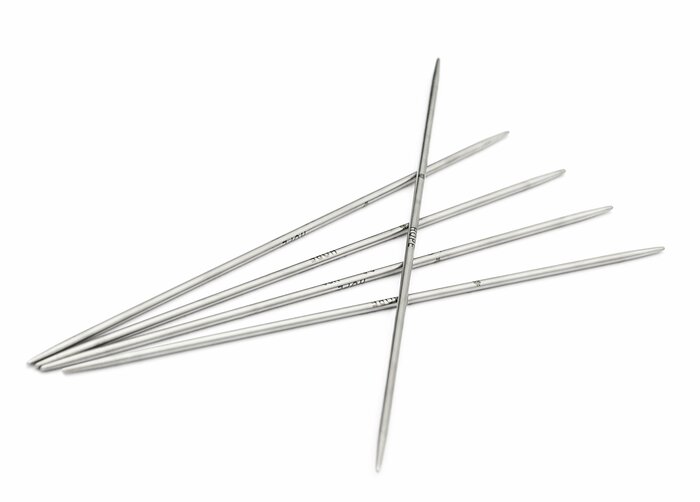 Mindful, 15 cm, 2.0  mm - Strømpepinner i metall