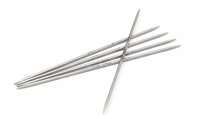 Mindful, 15 cm, 2.5  mm - Strømpepinner i metall