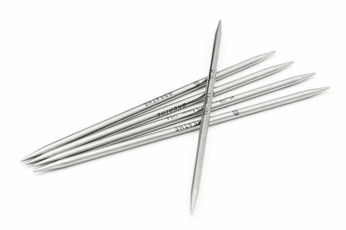 Mindful, 15 cm, 3.5  mm - Strømpepinner i metall