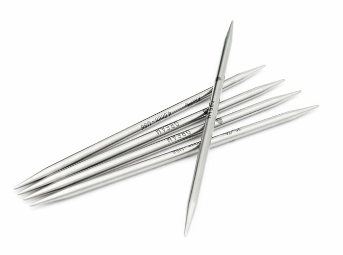 Mindful, 15 cm, 4.0  mm - Strømpepinner i metall