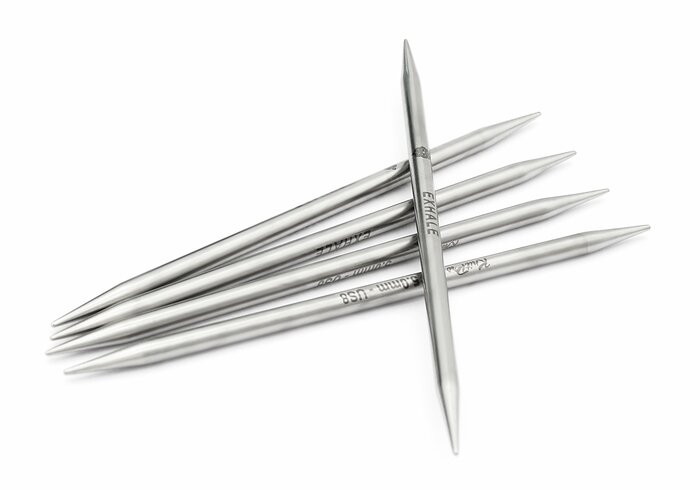 Mindful, 15 cm, 5.0  mm - Strømpepinner i metall