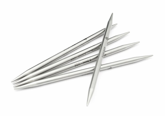 Mindful, 15 cm, 5.5  mm - Strømpepinner i metall