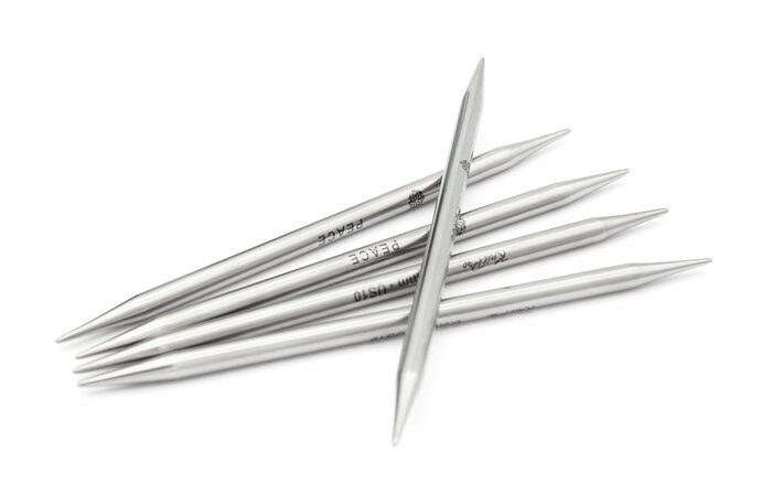 Mindful, 15 cm, 6.0  mm - Strømpepinner i metall
