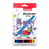 Bruynzeel KIDS - Super Point-tusjer 20stk (Utgått)