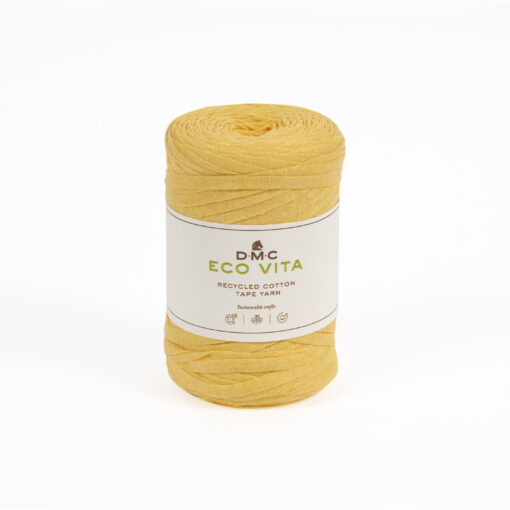DMC Eco vita tape yarn - 009 gul