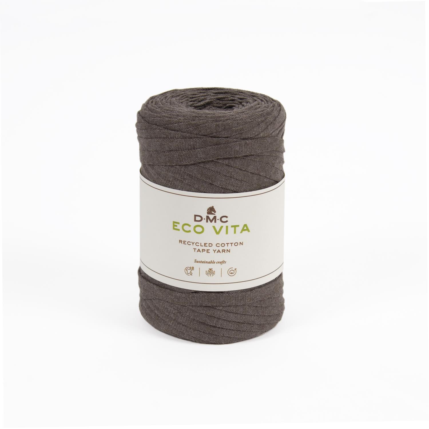 DMC Eco vita tape yarn - 011 lysbrun