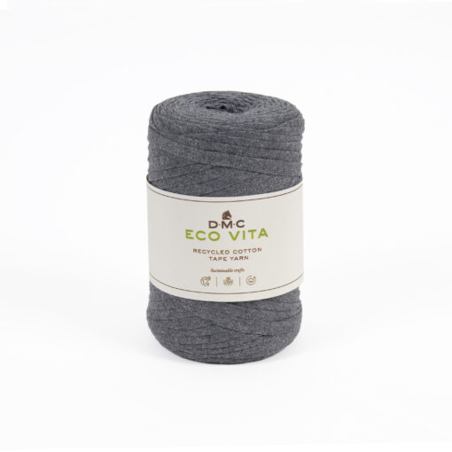 DMC Eco vita tape yarn - 122 grå