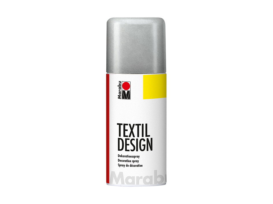 Marabu Textil Design Spray 150ml - 782 Metallic Silver