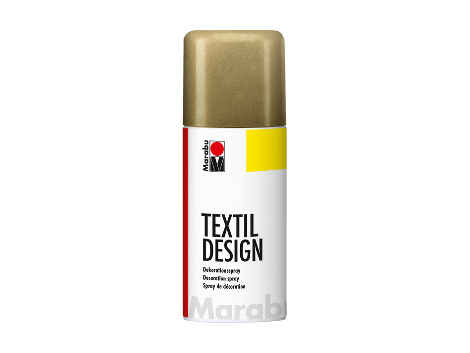Marabu Textil Design Spray 150ml - 784 Metallic Gold