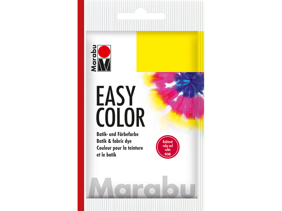 Marabu Easy Color 25g - 038 Rubinrød