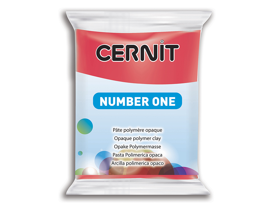 Cernit Number one 56g - 420 Karminrød