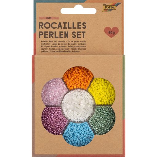 Folia Rocailles Perlesett 90g - Mixed