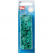 Prym Non-sew Color Snaps – Ø12.4 – Grønn
