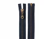 Eclair Glidelås Metall M5 60cm - 210 Marineblå