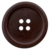 Knapp - 30mm - Brun