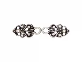 Lukning - 24mm - Antikk sølv