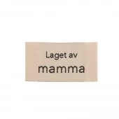 Merkelapp - "Laget av mamma"