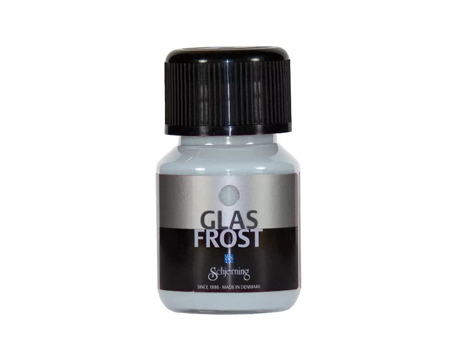 Schjerning Glassfarge 35ml - Frosthvit (Utgått)