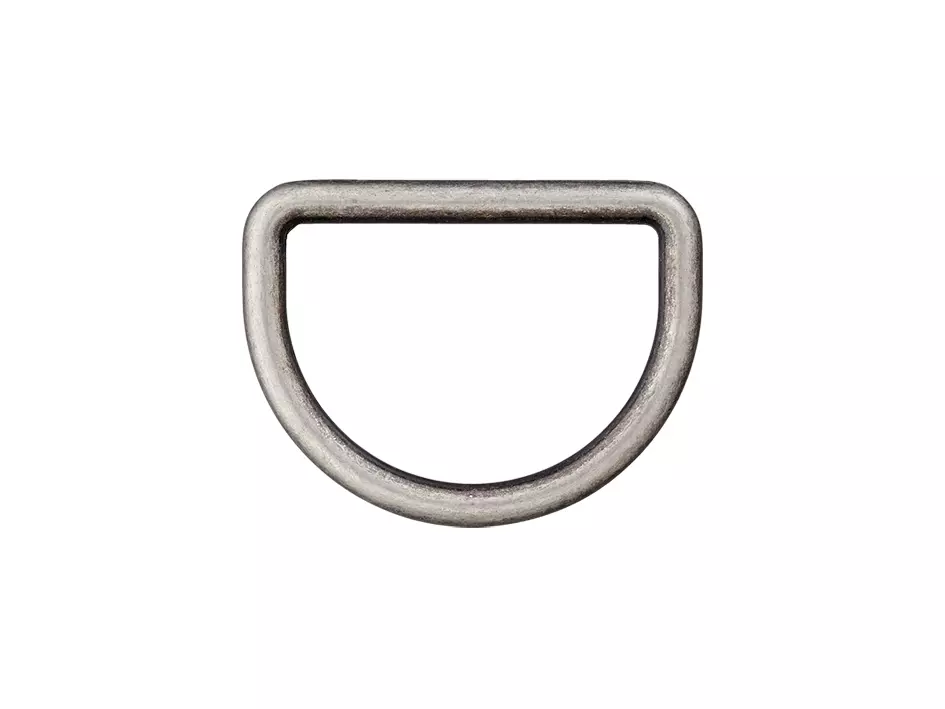 D-ring - 25mm - Antikk jern