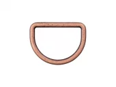 D-ring - 25mm - Antikk kobber