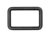 Ring rektanulær - 40mm - Sort kobber