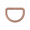 D-ring - 15mm - Antikk kobber